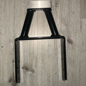 Black Metal Wheelie Bar